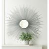 Accent Plus 33-inch Silver Sunburst Wall Mirror